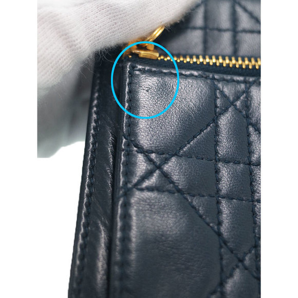 Christian Dior Cannage Shoulder Bag Leather - Picture 6 of 8